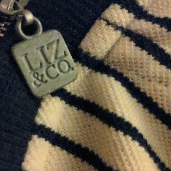 Liz & Co. Vintage USA hooded pullover sweatshirt size L - Picture 5 of 7